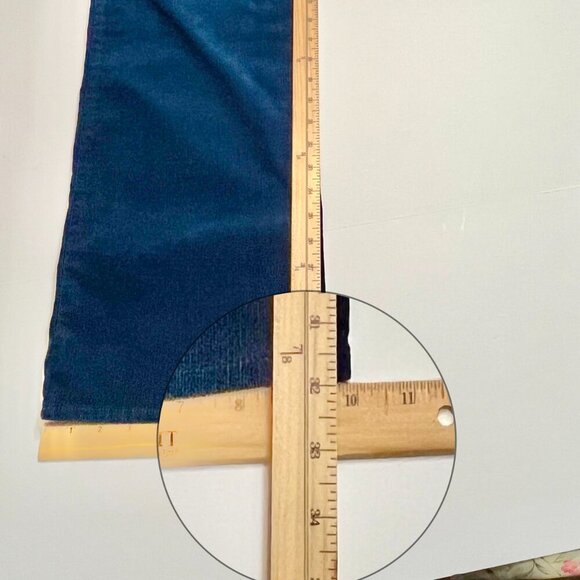 Talbots Curvy Fit Blue Bootcut Corduroy Pants Plus Size 16W - Picture 7 of 8